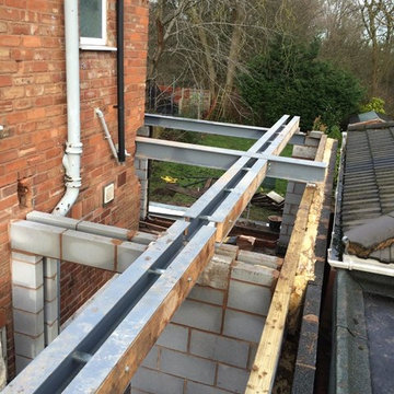 Double storey extension side and rear