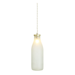 MILK BOTTLE PENDANT LIGHT - Pendant Lighting