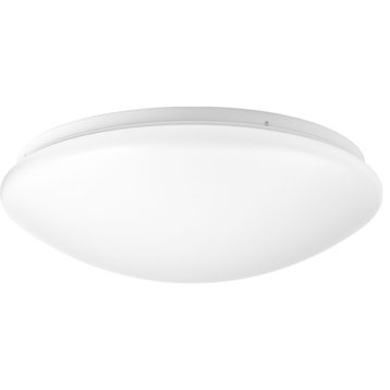 Progress Drums And Clouds 1-Light 13-1/2" LED Flush Mount P730006-030-30, White