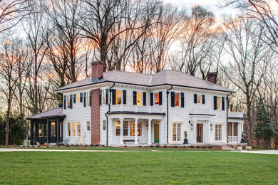 Example of a classic exterior home design in Other