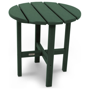 Ivy Terrace Classics 18" Round Side Table, Green