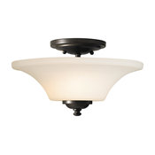 SF240ORB Barrington 2-Light Semi Flush Mount, Oil Rubbed Bronze