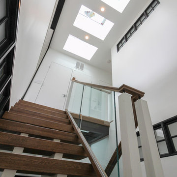 Project #68 | Ultra-Modern Staircase with Glass Landings