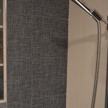 Textured Tile Bathrooms