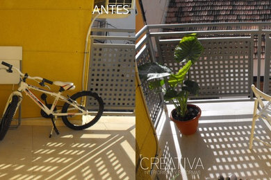 Home Staging casa La Alberca Balcón antes y después