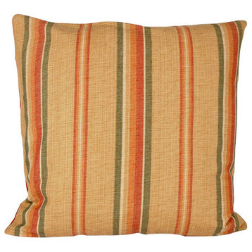 Harvest Stripe 90/10 Duck Insert Pillow With Cover, 22x22