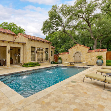Pools, swimming pools, pool coping, pool deck, pool fountain