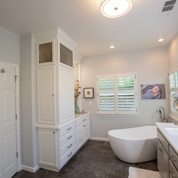 Beautiful Bathroom Remodel in Oakdale (bathCRATE Country Oak Court)