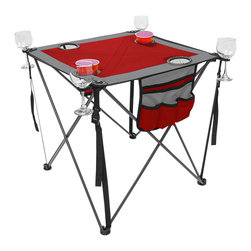 Folding Wine Table (red) - Products