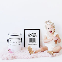 Personalized Initial & DOB 'Limited Edition' - Kids Wall Decor
