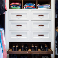 closet and shoe rack