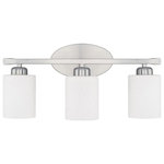 HomePlace - HomePlace 115231BN-338 Dixon - Three Light Bath Vanity - Warranty: 1 Year Room Recommendation: BDixon Three Light Ba Brushed Nickel Soft UL: Suitable for damp locations Energy Star Qualified: n/a ADA Certified: n/a  *Number of Lights: 3-*Wattage:100w Incandescent bulb(s) *Bulb Included:No *Bulb Type:E26 Medium Base *Finish Type:Bronze