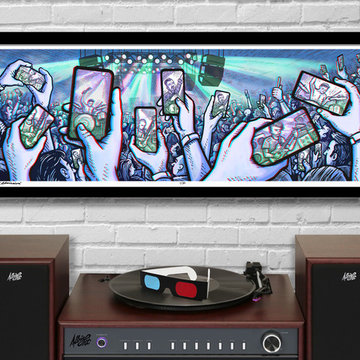 'Presence' 3D Panorama Concert Illustration with Red/Blue Glasses