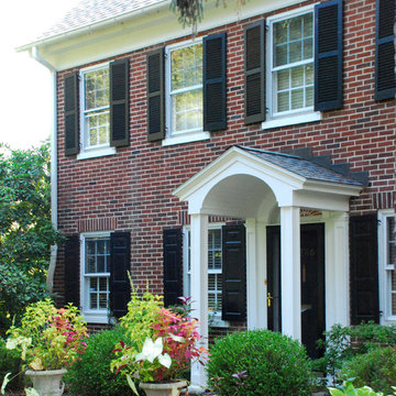 Front portico added