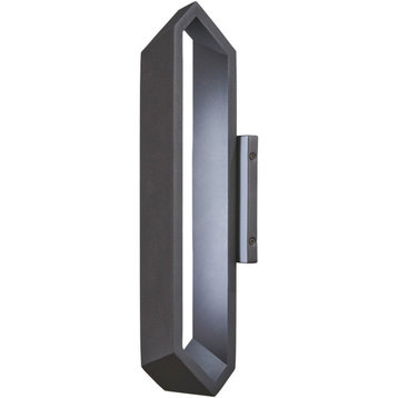 Pitch 1 Light Wall Sconce, Coal