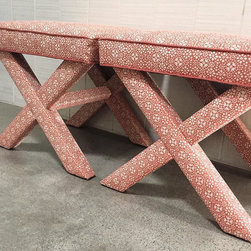 Custom X Benches - Footstools And Ottomans