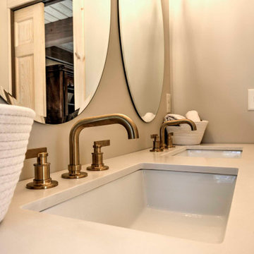 Primary Bath with Copper Tub - West Dover, VT