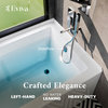 Eviva Nova Alcove 60" Acrylic Bathtub with Right Hand Drain