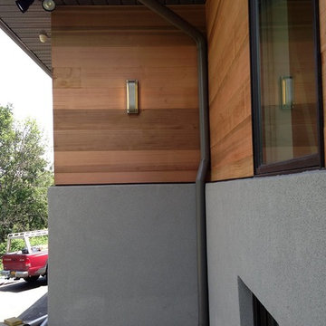Reversed bead half round gutter