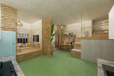 Studio Apartment Interior - Competition