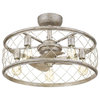 Quoizel Lighting - Dury - 40W 5 LED Fandelier in Transitional style - 22 Inches