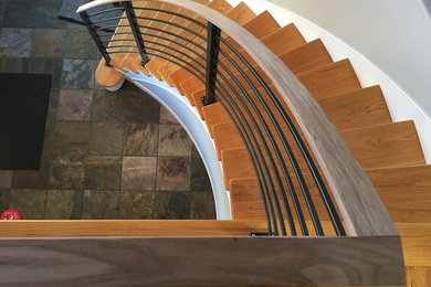 Staircase - contemporary staircase idea in Denver