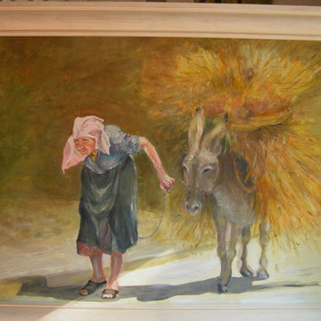 Original Oil painting on board