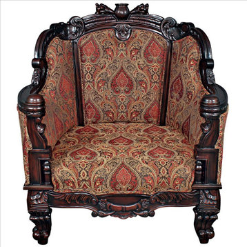 Design Toscano Gentlemens Plush Chair