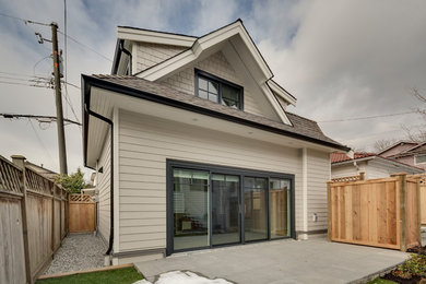 Example of a small classic exterior home design in Vancouver