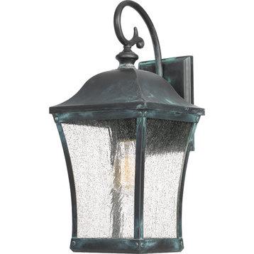 Quoizel BDS8408AGV One Light Outdoor Wall Lantern Bardstown Aged Verde