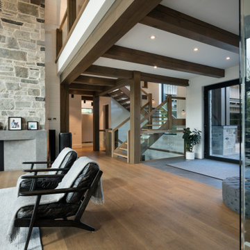 Timber frame - St-Donat