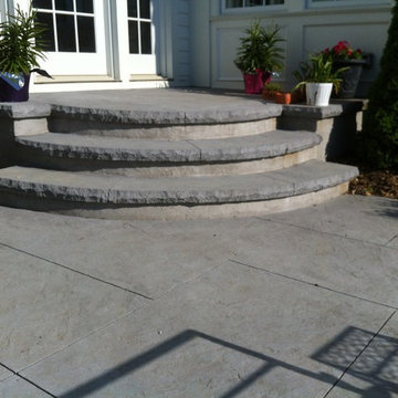 Saint Paul Steps With Cheek Walls and Caps