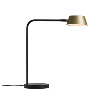 OLO Table Lamp, Black/Champagne Gold
