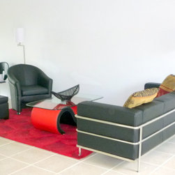 Model Townhome Interior Design Project - Dining Benches