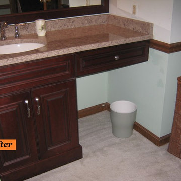Redesigned Bath w/ Modern Shower