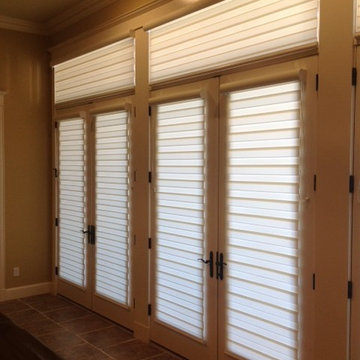 Custom ordered furniture and window treatments