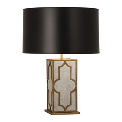 Robert Abbey Addison Table Lamp Tall Brass Black - Table Lamps