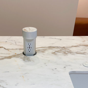 Michael’s Kitchen Island with Concealable Pop-Up Outlet