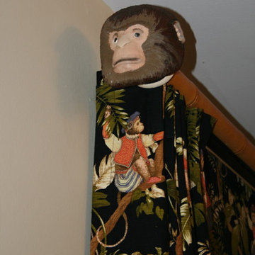 Animal Magnetism, Closeup of Handpainted Finial