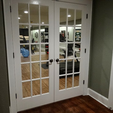 Lower Level Remodel with Wine Cellar in Wauwatosa