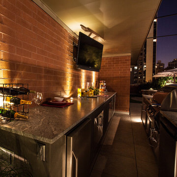 Revelry at the penthouse