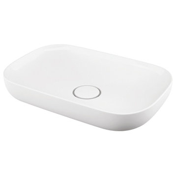 Transolid Franklin 23" Vitreous China Vessel Sink, White