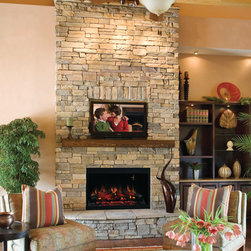ClassicFlame - ClassicFlame 36-Inch 120V Traditional Builders Box - 36EB110-GRT - Indoor Fireplaces