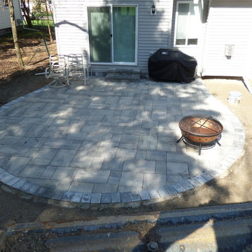 Oaks Rialto Paver Patio w/ Unilock Steps