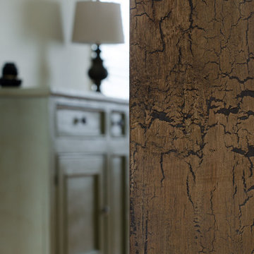 Rental Home Renovation - Faux Beam