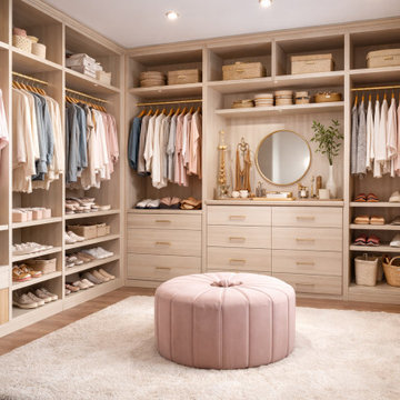 Teen Walk-In Closet Overview in Dallas–Fort Worth