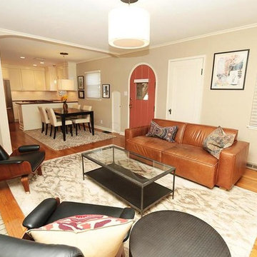 Clintonville - open concept kitchen & living room