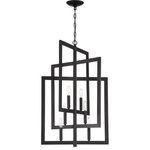 Craftmade Lighting - Craftmade Lighting 44936-ESP Portrait - Six Light 3-Tier Foyer - With its bold geometric shapes and candle-style buPortrait Six Light 3 Espresso *UL Approved: YES Energy Star Qualified: n/a ADA Certified: n/a  *Number of Lights: Lamp: 6-*Wattage:60w E12 Candelabra Base bulb(s) *Bulb Included:No *Bulb Type:E12 Candelabra Base *Finish Type:Espresso