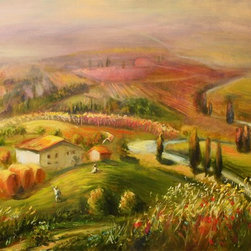 Terra di Siena. холст, масло - Paintings