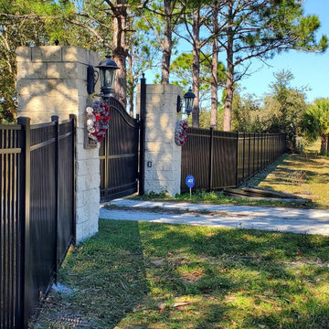 Double-Picket Security Gate & Fencing